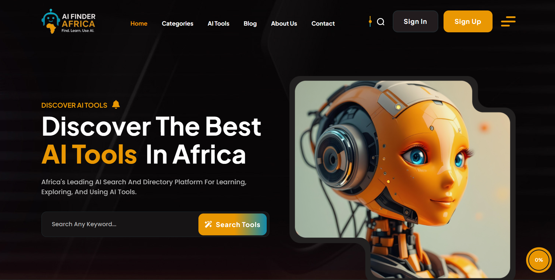 AI Finder Africa - Pan-African Artificial Intelligence Tools Directory
