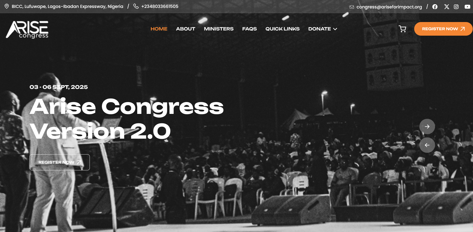 Arise Congress Nationwide Delegate Portal