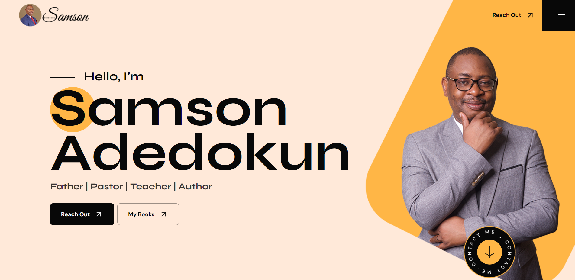 Rev. Dr. Samson Adedokun - Official Author & Leadership Ministry Platform